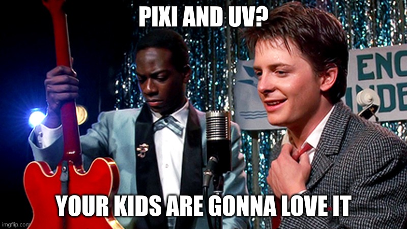 Using the back-to-the-future meme: Pixi and uv? Your kids are gonna love it